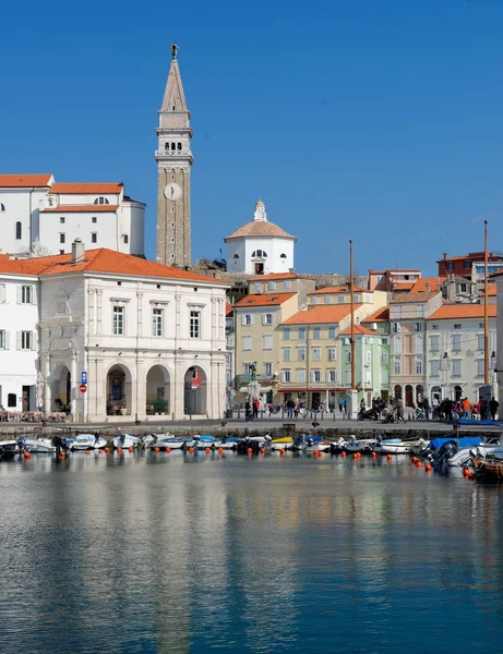 Schilderachtige oude stad piran — Stockfoto