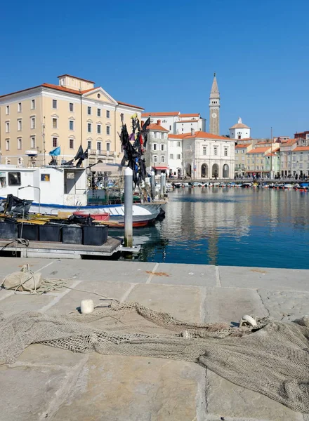 Schilderachtige oude stad piran — Stockfoto