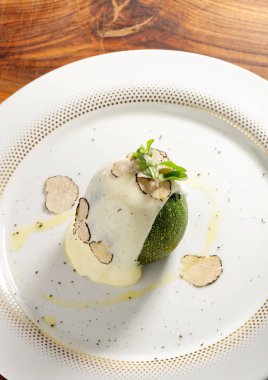  Yemek, güzel dolma yeşil balkabağı