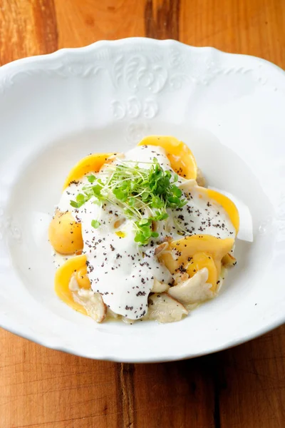 Abóbora italiana ravioli tortellini — Fotografia de Stock