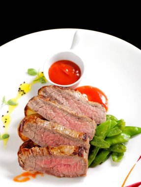 Kavrulmuş yaz Kobe biftek filetosu 