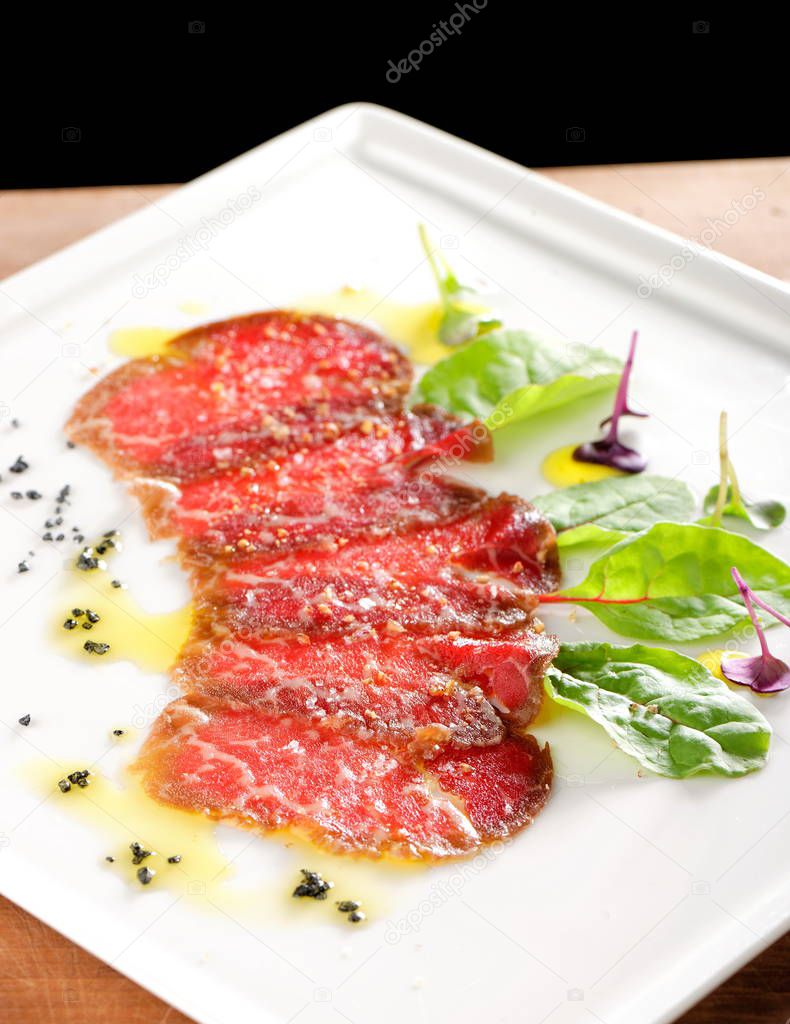 Kobe Beef carpaccio — Stock Photo © vision.si #179667860
