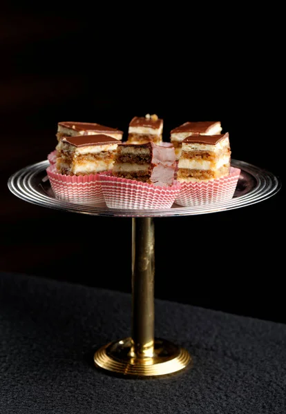 Französischer Gourmet Butterkaffee Kuchen — Stockfoto