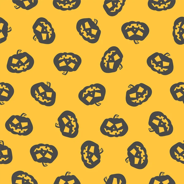 Seamless pattern - halloween pumpkins — Stock Vector