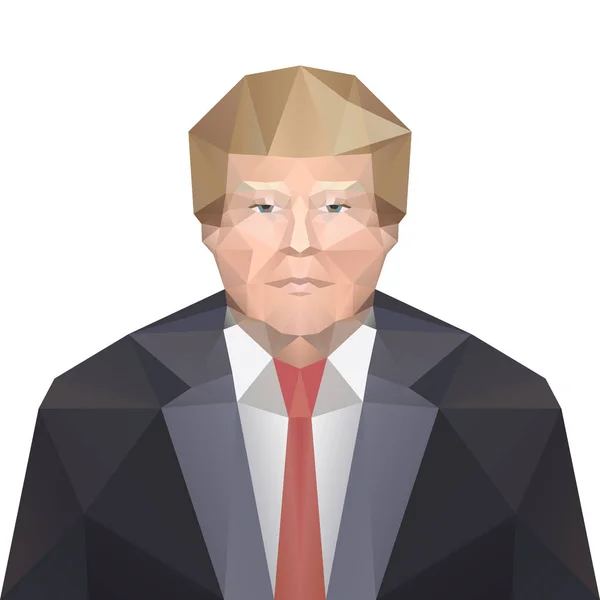 8 nov 2016. 45e président des États-Unis Donald Trump. V — Image vectorielle