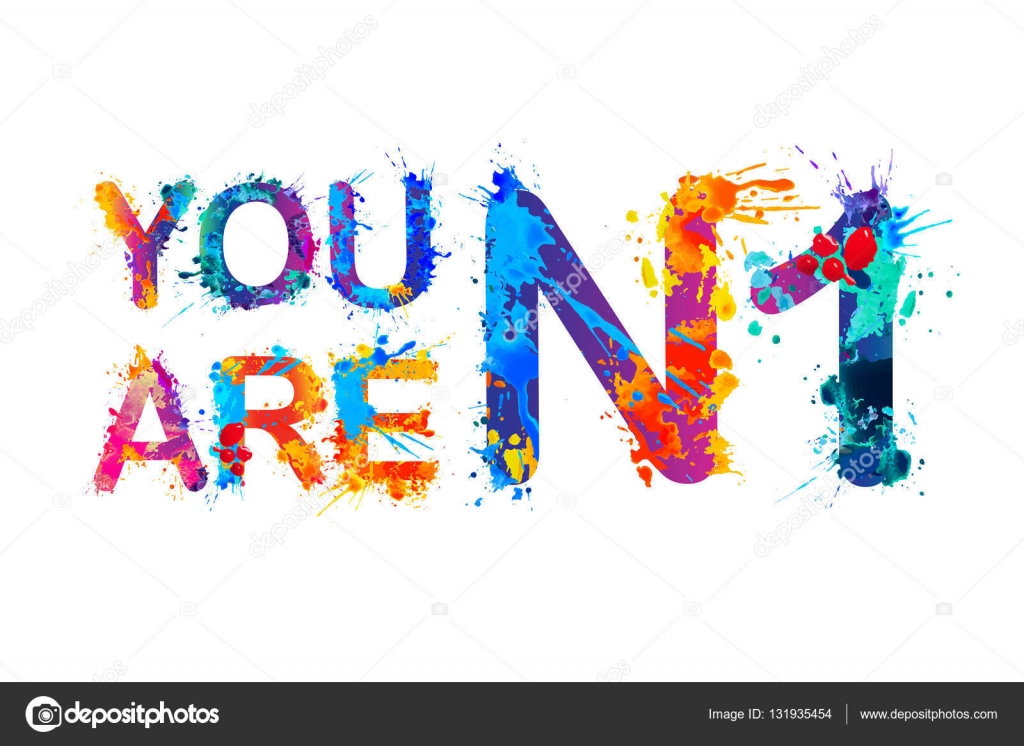 You are number 1 Stock Vector Image by ©Ukususha #131935454
