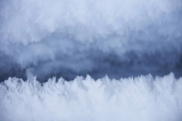 Winter blue frozen background — Stock Photo, Image