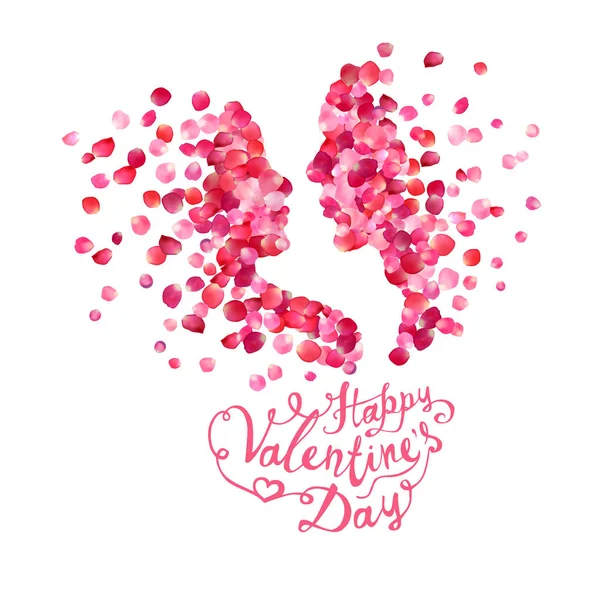 Happy Valentine's Day card — Stock Vector