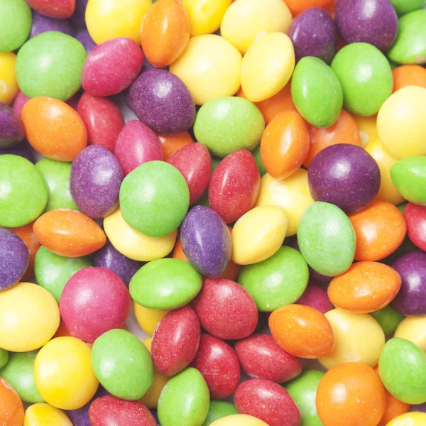 Petit fond de bonbons colorés. Modèle alimentaire . — Photo