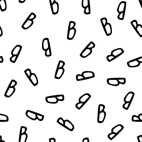 Modèle sans couture - lettres B — Image vectorielle
