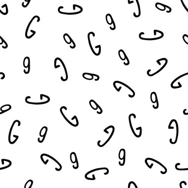 Dikişsiz desen - harf G