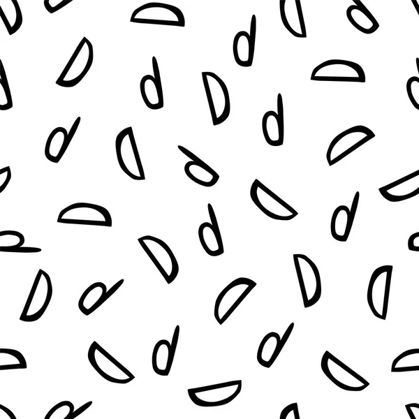 无缝模式-字母 D — 图库矢量图片