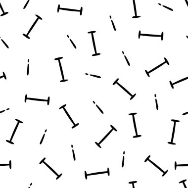 Dikişsiz desen - harf ben