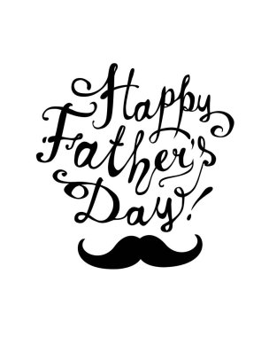 Mutlu Babalar günü! Yazı ve bıyık