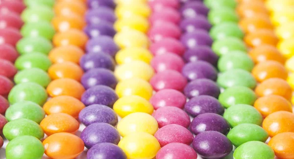 Candy mönster. Randigt flerfärgad söta bakgrund — Stockfoto