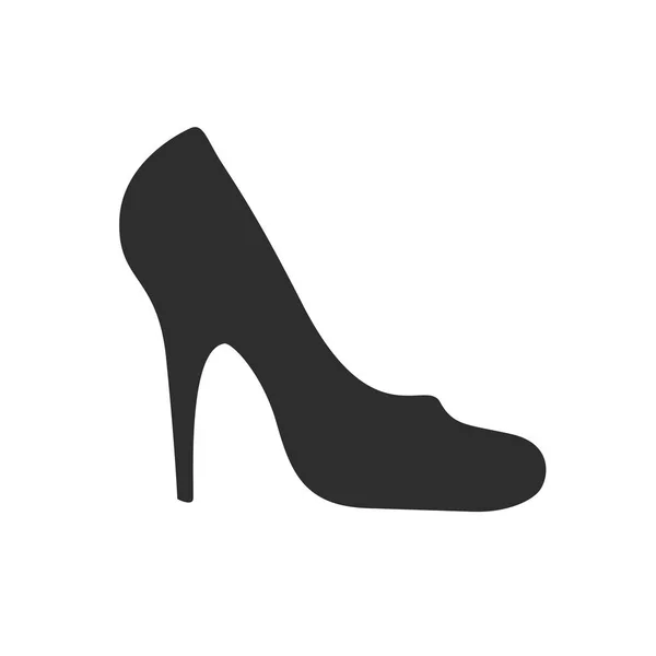 Magas sarkú cipő ikon. — Stock Vector