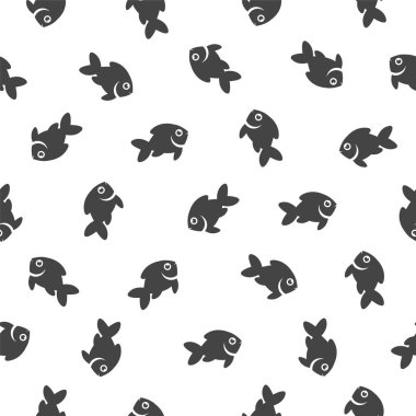 Sorunsuz vektör desen - balıklar