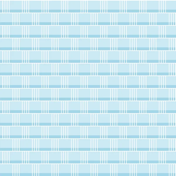 Seamless vector pattern - blue weave — Stock Vector