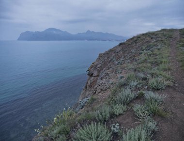 Çevre Koktebel ölü Bay. Crimea manzara