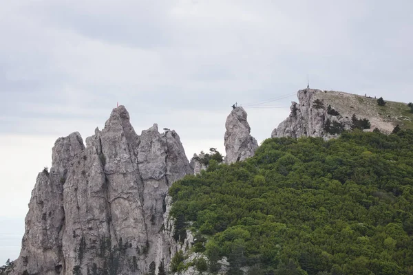 Ай-Петри крут. Крымские горы — стоковое фото