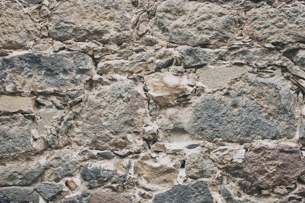 素朴な背景。石壁のテクスチャ — ストック写真