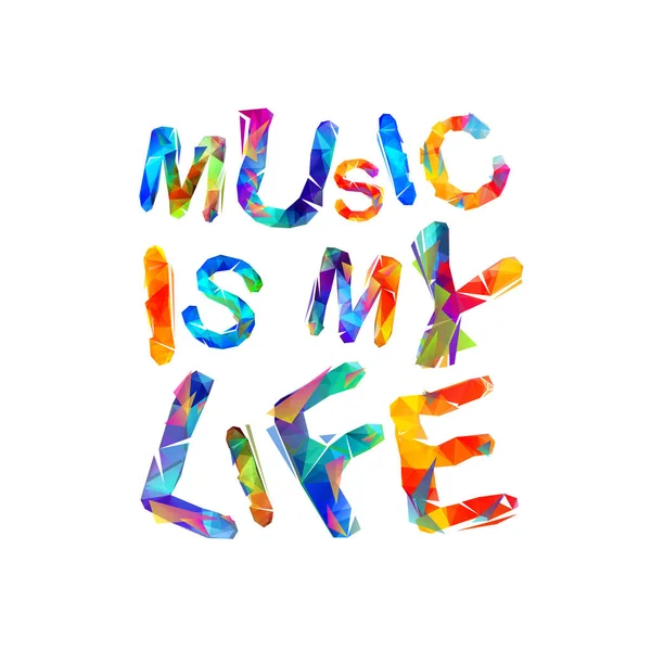 Music is my life Royalty Free Stock Illustrations