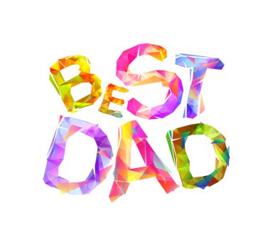 En iyi baba. Üçgen harfler 