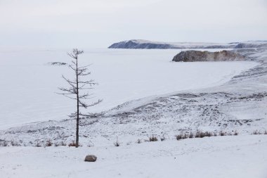 Ulan Hushinsky Körfezi, Baykal Gölü. Olkhon Adası