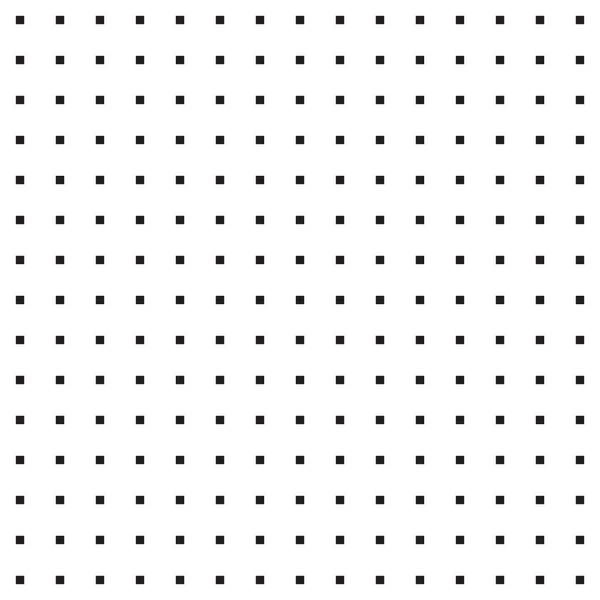 无缝的几何图案-小的黑色正方形 — 图库矢量图片