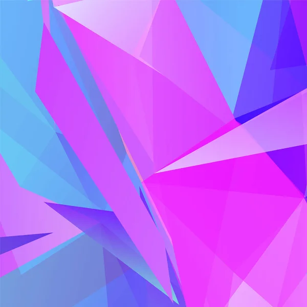 ベクトル抽象紫色幾何学的な三角の背景. — ストックベクタ