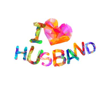 Ben kocamı seviyorum. Vektör