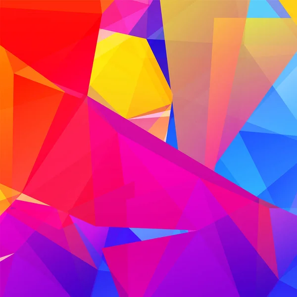 ベクトル抽象的な幾何学的な三角多色背景. — ストックベクタ