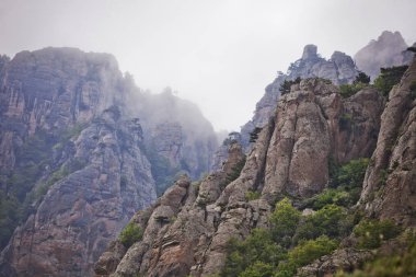 Hayalet Vadisi manzara, Demergi dağ manzaralı. Crimea