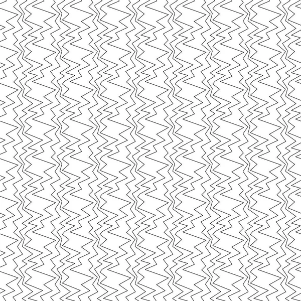 Vector abstract seamless pattern - linear zig zag background — Stock Vector