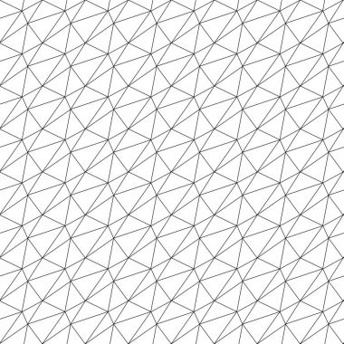 Vektör seamless modeli - Doğrusal üçgen arka plan