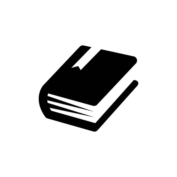 Könyv-ikonra. Vektor lapos szimbólum. — Stock Vector