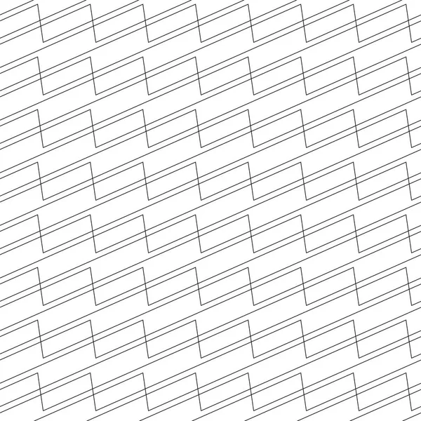 直線ジグザグ ジグザグ背景 - シームレスなパターン — ストックベクタ