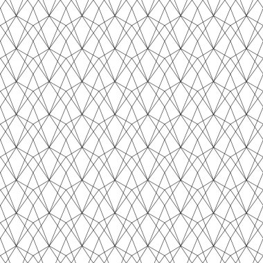 Dikişsiz desen - doğrusal soyut geometrik adam