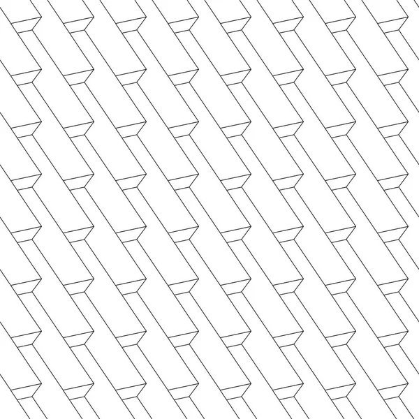 抽象的な線形の幾何学的な背景 - シームレスなパターン — ストックベクタ