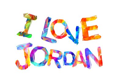 Jordan'a bayılırım. Üçgen harfler