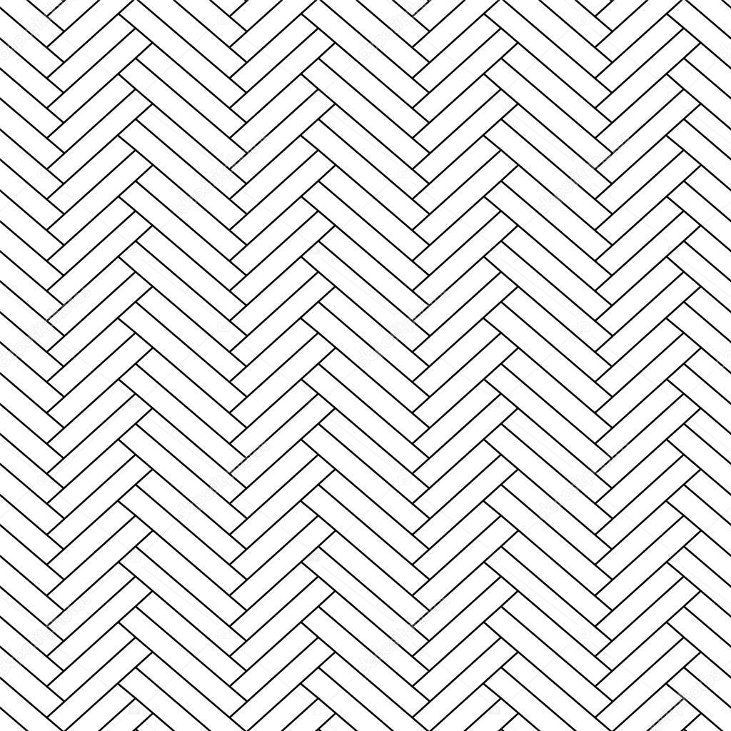 Vector seamless pattern - linear geometric background.