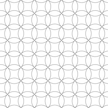 Dikişsiz desen - doğrusal geometrik adam