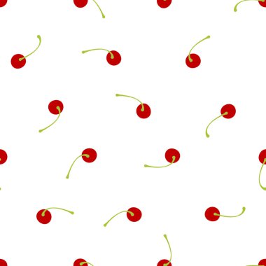 Dikişsiz desen - kiraz berry