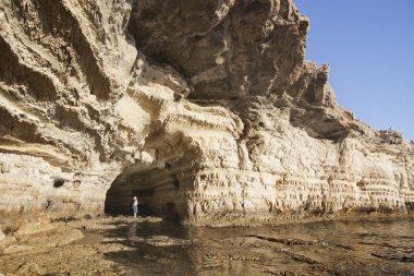 Cavo greco cape deniz mağaraları. Ayia napa, Kıbrıs. 