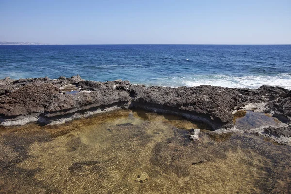 Chypre, Paphos. Côtes de la mer Méditerranée — Photo