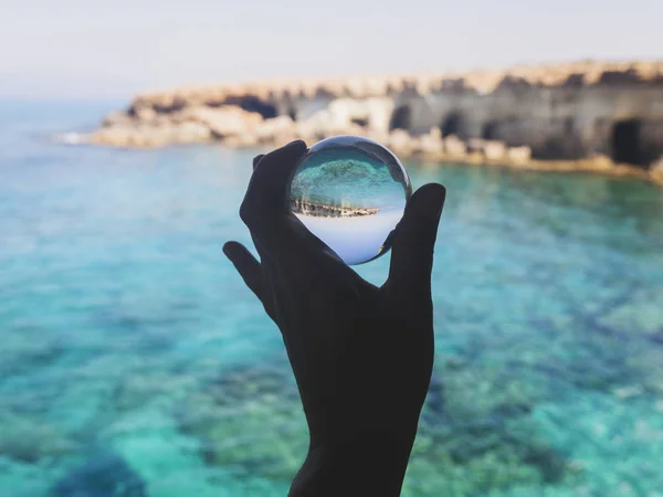 Ayia Napa, Cyprus. Sea caves of Cavo Greco Cape.