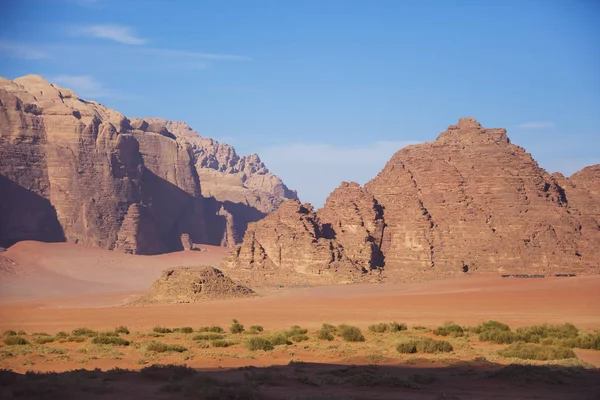 El desierto de Wadi Ram. Jordania paisaje — Foto de Stock