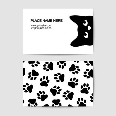 Kart kedi ve pençeleri ile ziyaret edin