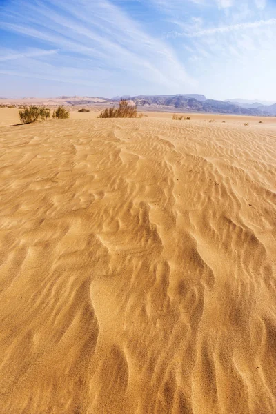 Dune de sable. Désert de Wadi Araba. Jordanie — Photo