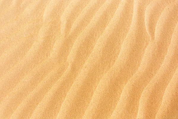 물결 모양의 모래 짜임새입니다. 사막의 자연 배경 — 스톡 사진